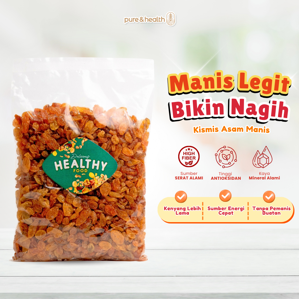 

Kismis Golden Asam Manis 500 grams Golden Raisin Natural Super Food