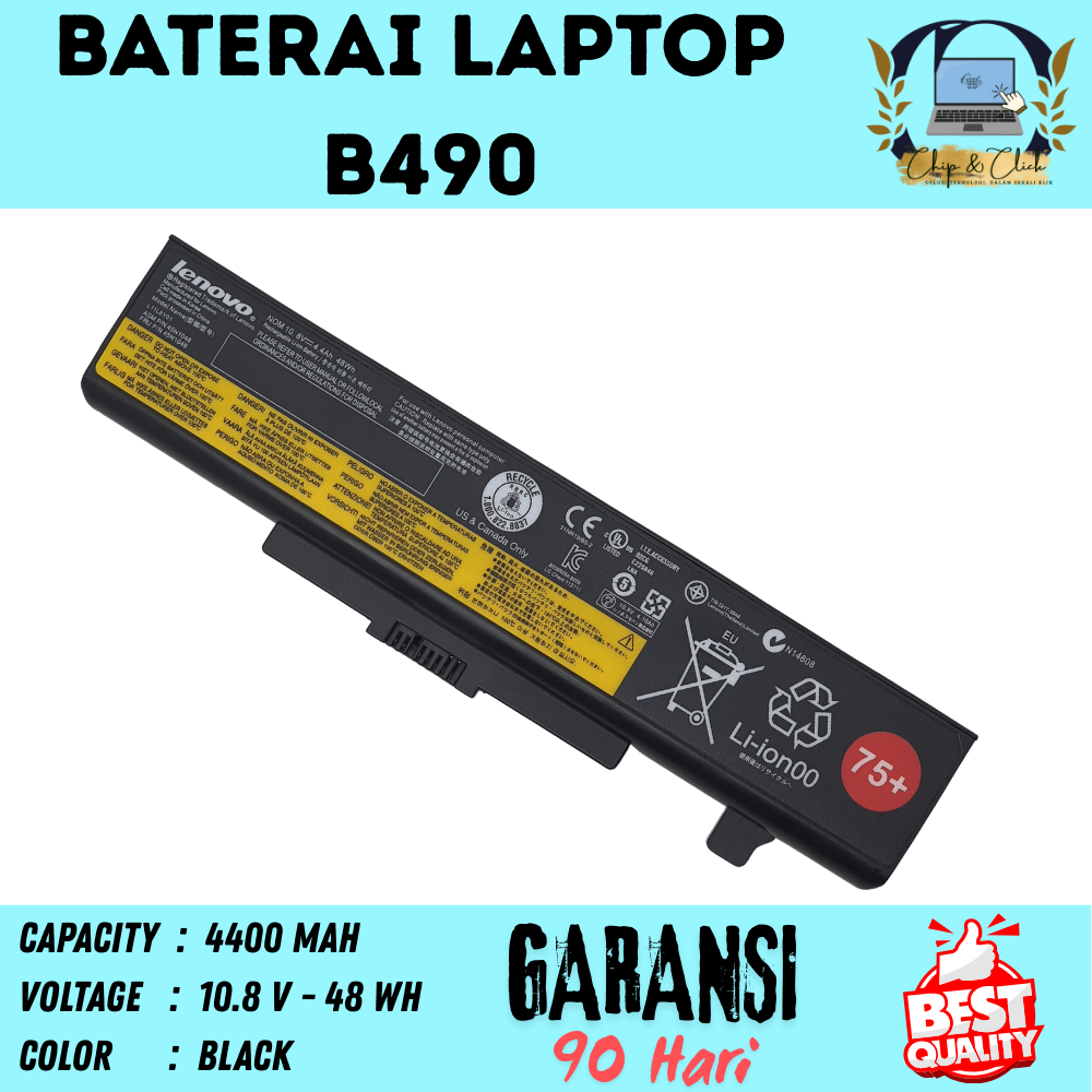 B490 Baterai Thinkpad Edge E430 E431 E435 E440 BERGARANSI