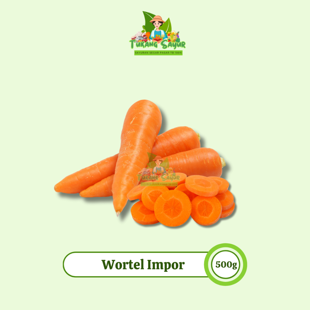 

Wortel Impor 500gr - Tukang Sayur Pasar TB.
