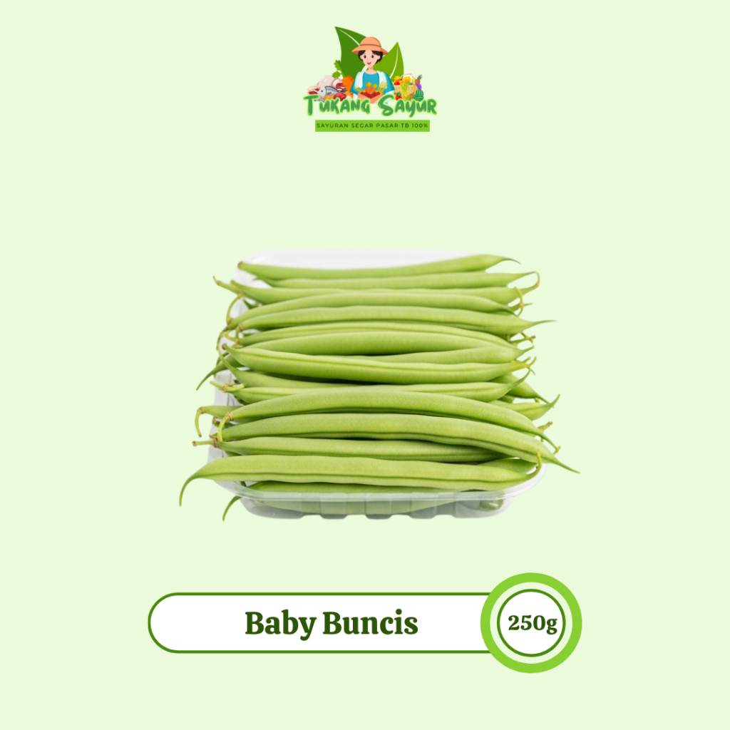 

Baby Buncis Fresh 250gr - Tukang Sayur Pasar TB.