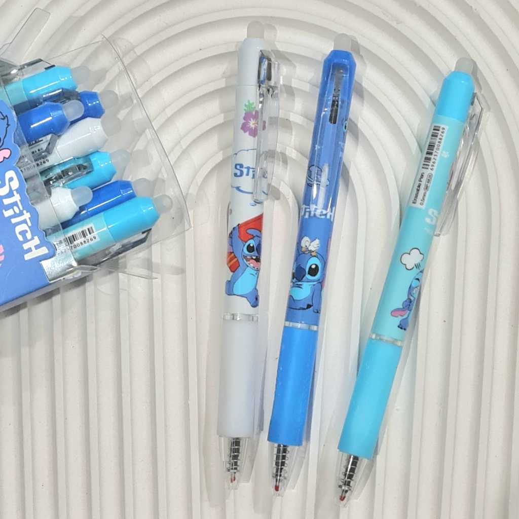 

[3Sisters] Erasable Pen Stitch Warna Putih, Biru Tua, Biru Muda