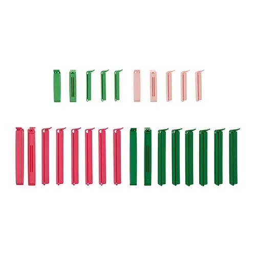 

EYO IK39172 Klip penutup plastik aneka warna set