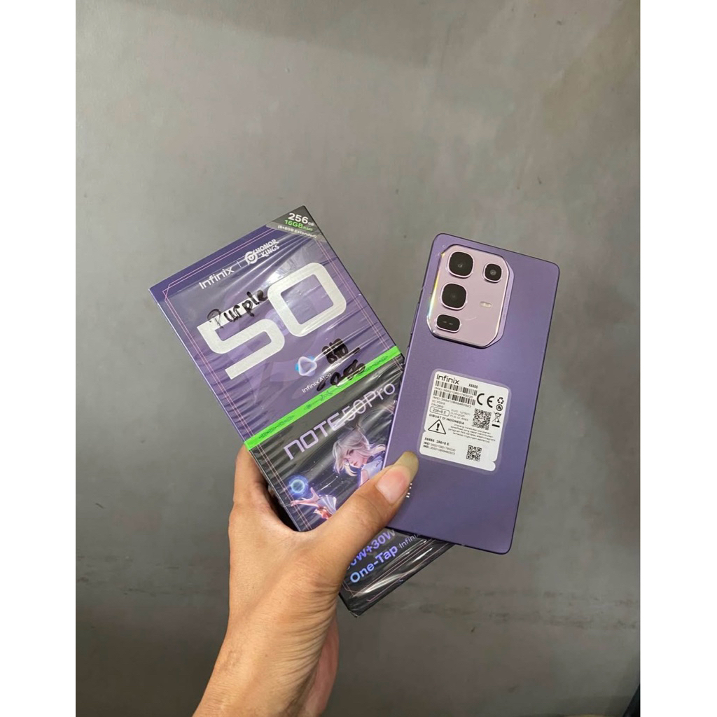 Infinix Not 50 pro 8/256 ( Second ) Mulus fullset ori