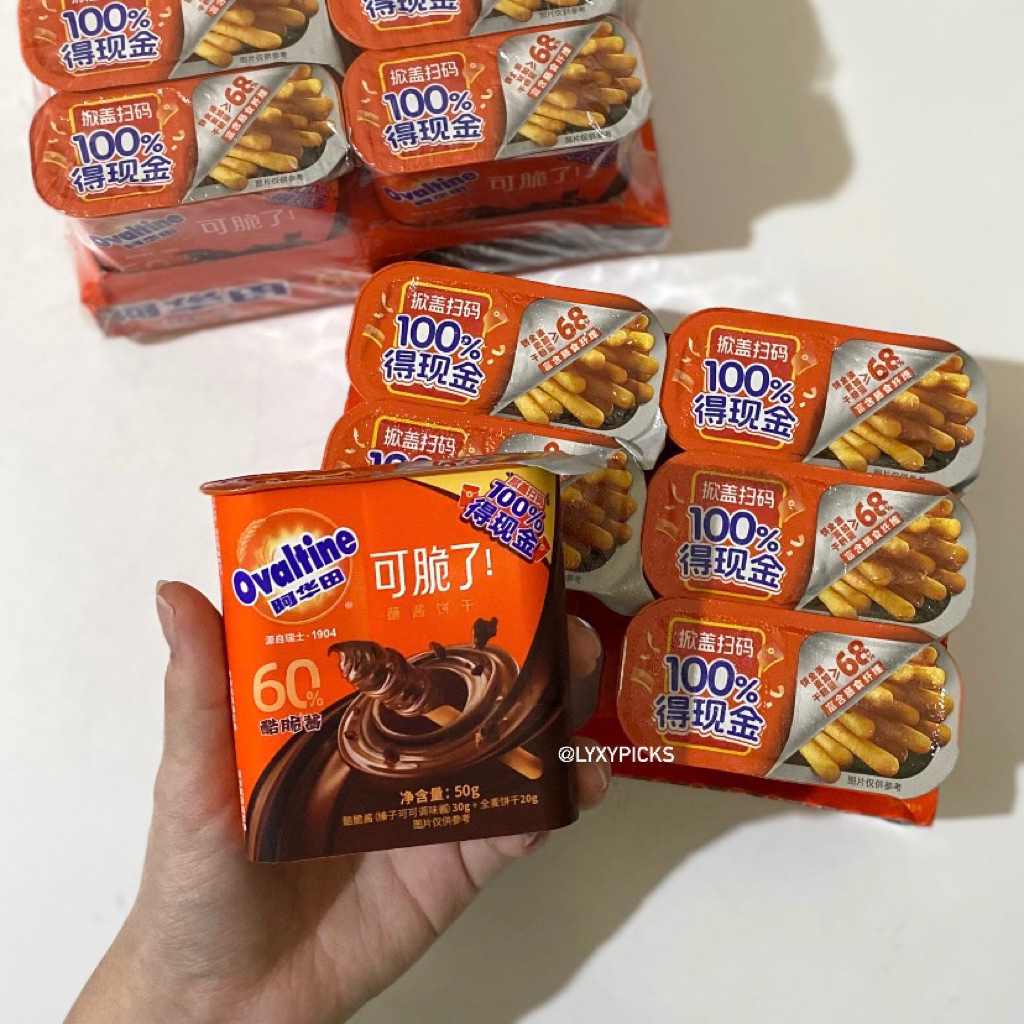 

Ready Stock Ovaltine Stick Choco Dip | Snack Ovaltine Stik Coklat Crunchy