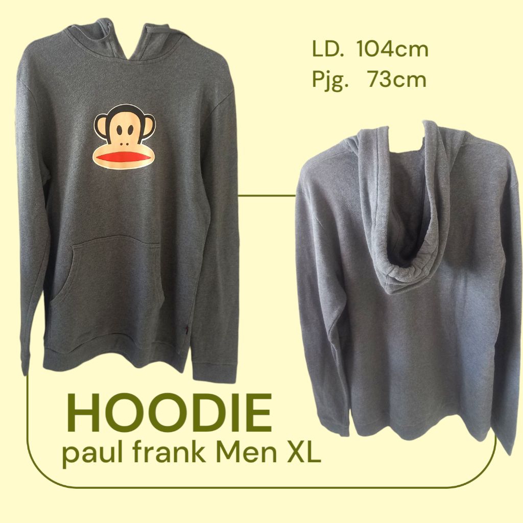 SWEATER HODDIE PAUL FRANK MEN ORIGINAL