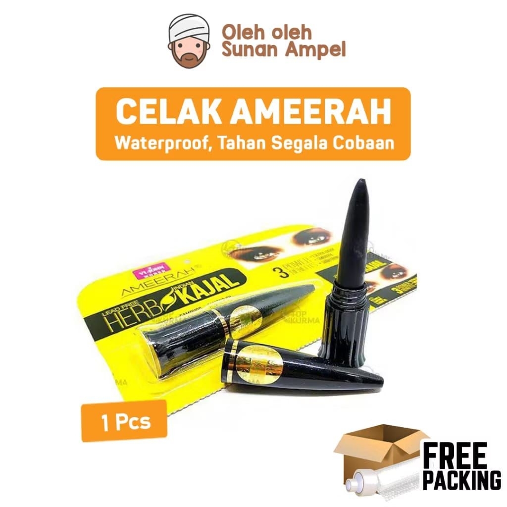 celak mata arab kajal original 100% waterproof tahan lama