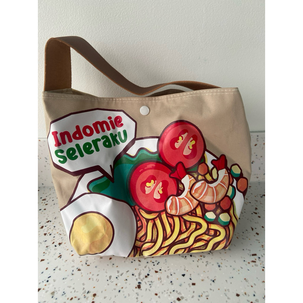 tas tote bag indomie milk life tas PRJ Jakarta Fair tas tangan tas jinjing