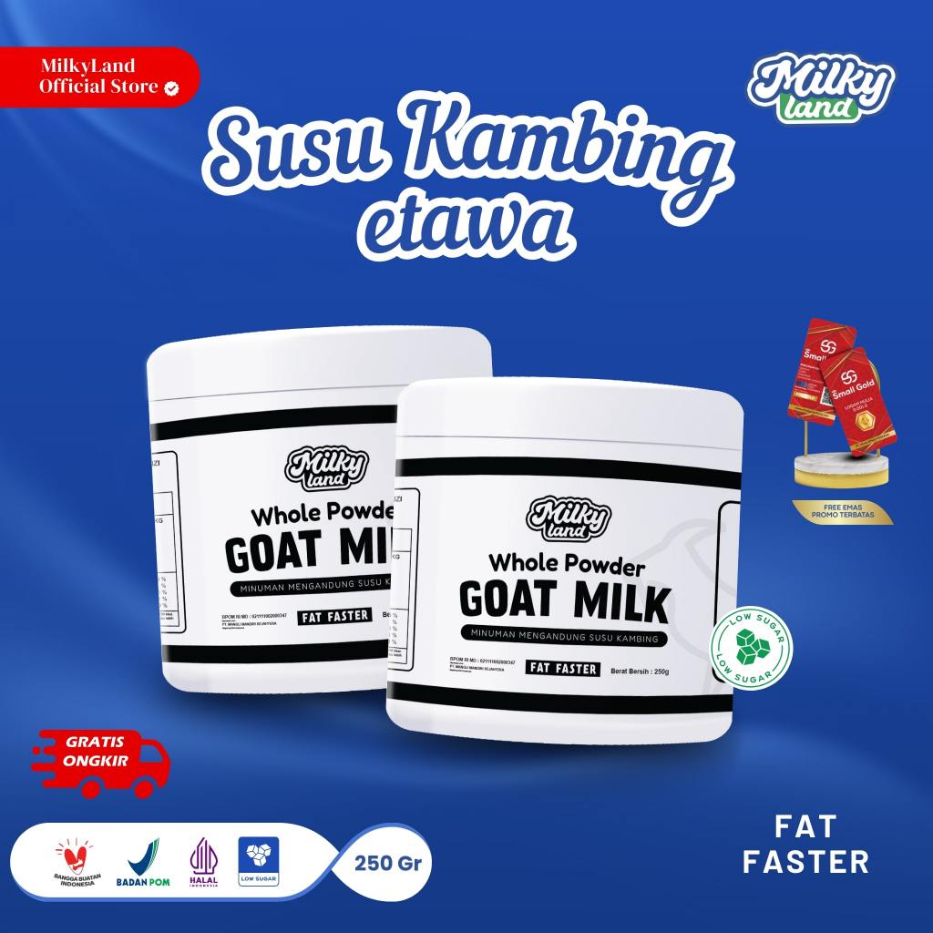 

Susu Kambing Etawa Penambah Berat Badan Ideal 250gr BPOM - Milkyland