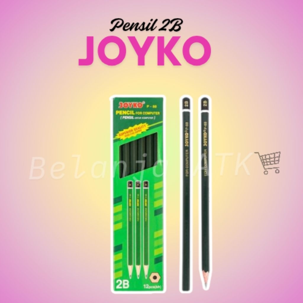 

[pak] Pensil 2B Joyko hijau p 88