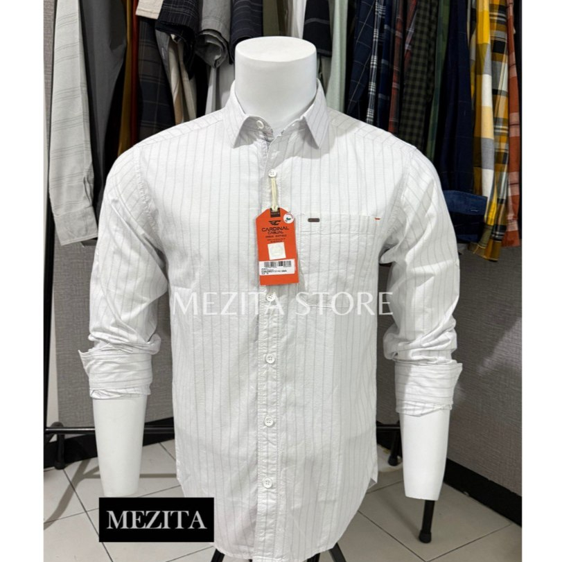 Kemeja Pria Cardinal Casual 1514 Putih
