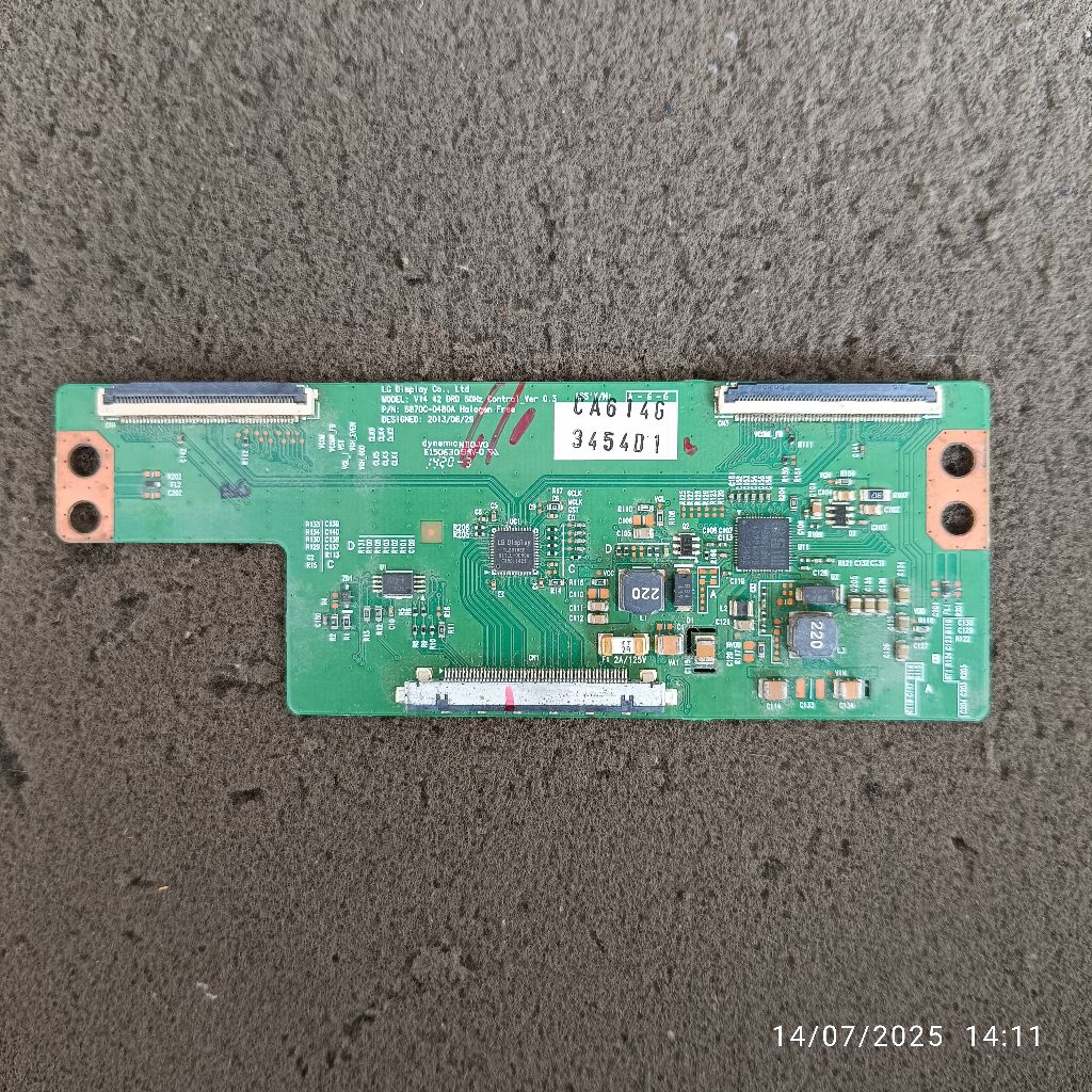 ticon tcon tikon cabutan led tv LG 43LF510T 43LF510T-TA original