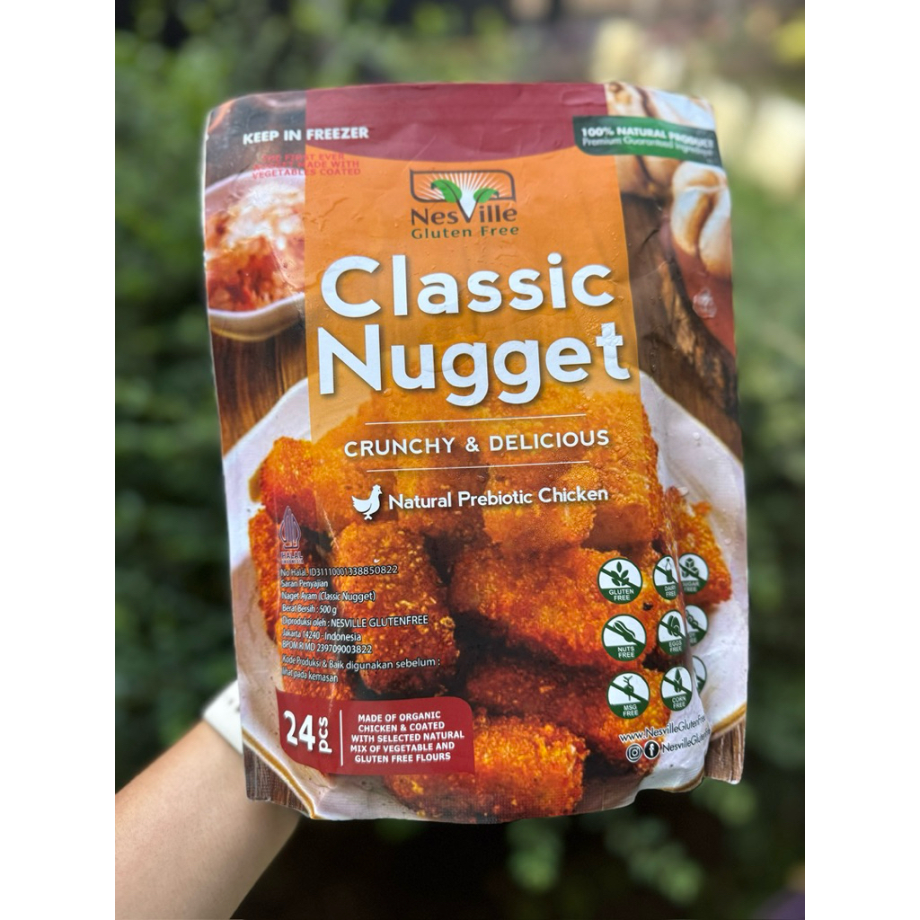 

NESVILLE classic nugget ayam organik gluten free non GMO 500gr
