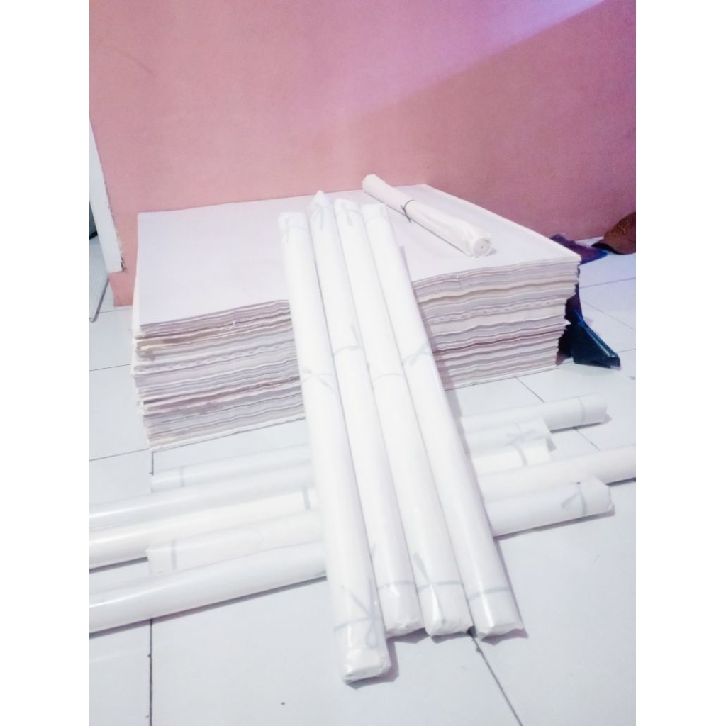 Kertas Layangan Litho Printing Ukuran 85x90 cm. 2 Kebet Geblus Harga 1 Ikat Isi 50 Lembar gelasan ba