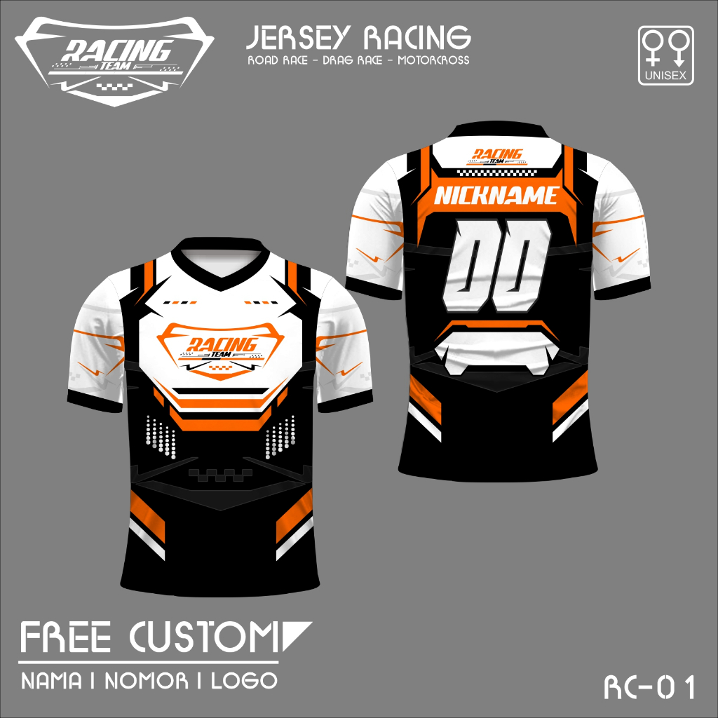 Jersey Racing Baju Balap Motor Kaos Road Race Motocross