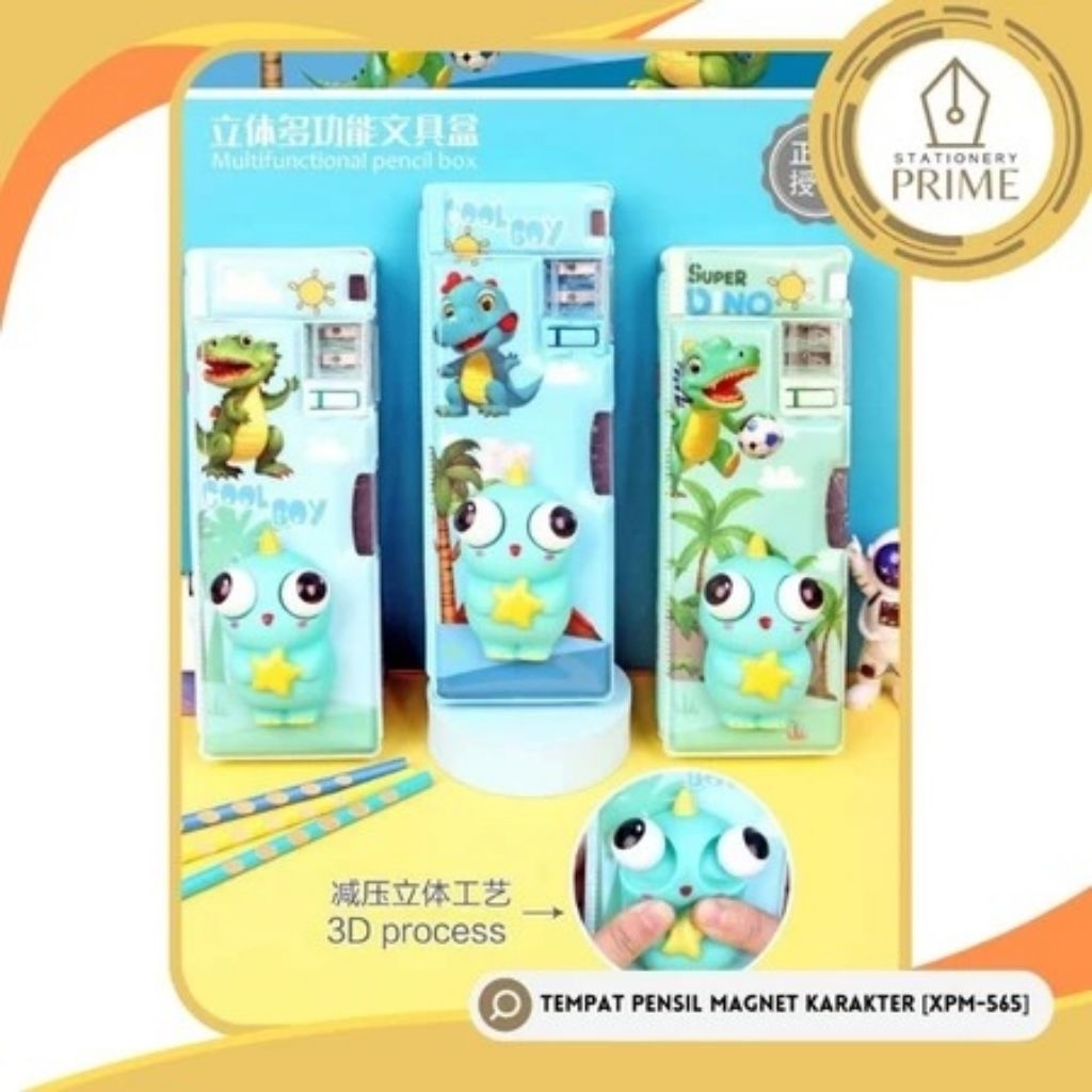 

Tempat Pensil / Kotak Pensil / Pencil Case Anak Sekolah Magnet Karakter Kartun Squishy Premium Capybara Unicorn Dino Bear Gelembung Udara / Mata Timbul / Mata Melotot [XPM-565 / XPM-577]