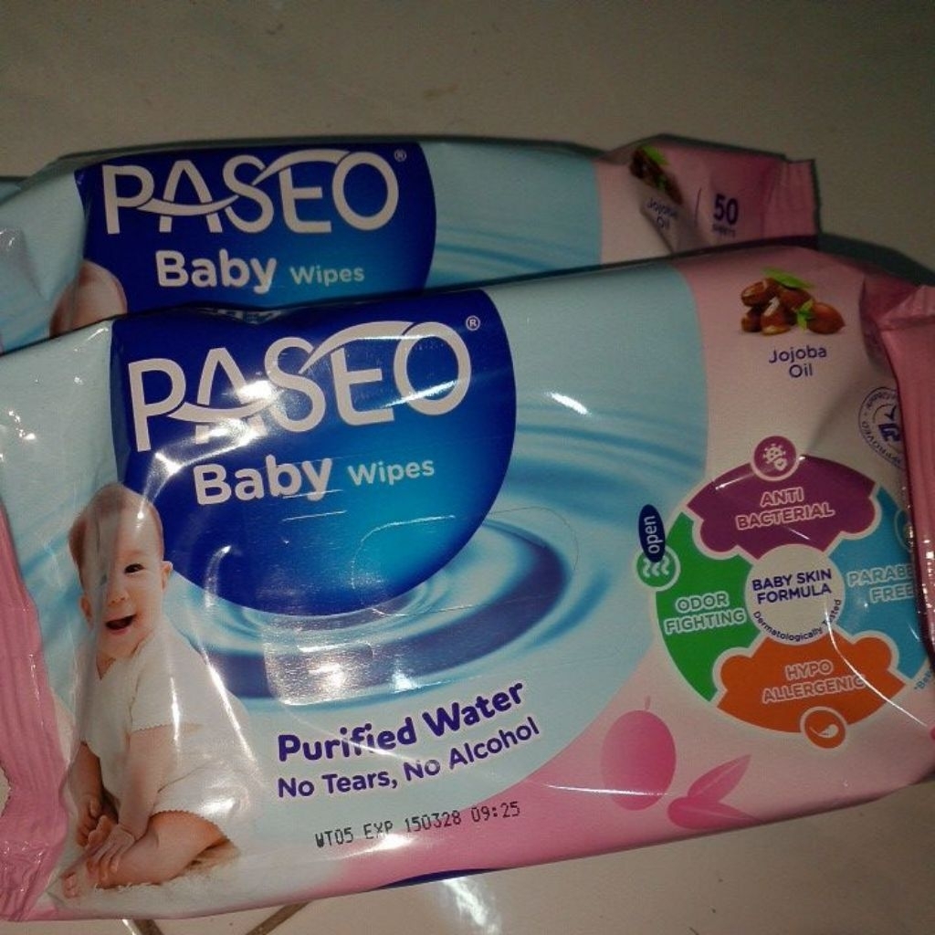 Paseo Baby Wipes 50+50