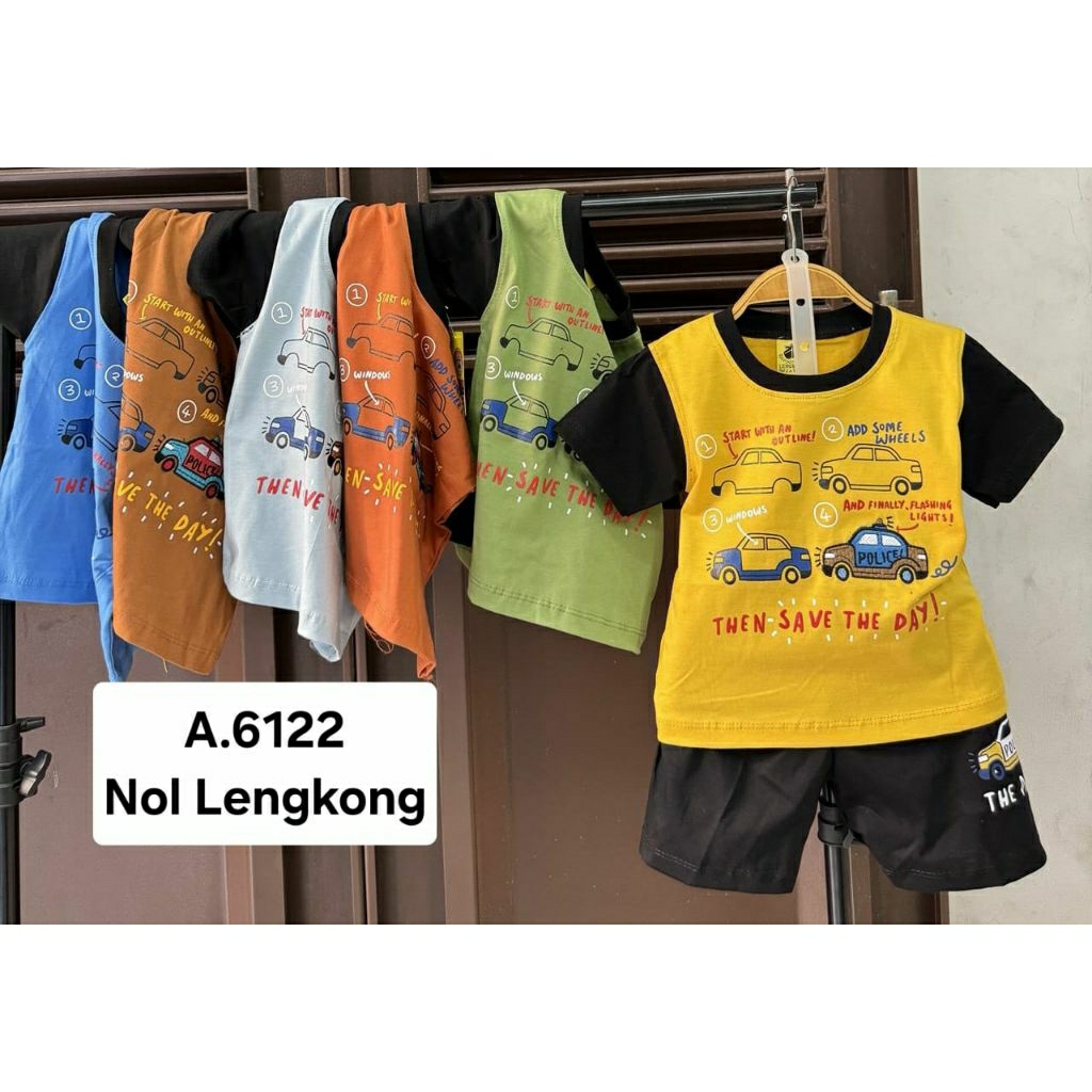 Setelan bayi lengkong jaya ALLSIZE,, setelan anak laki-laki