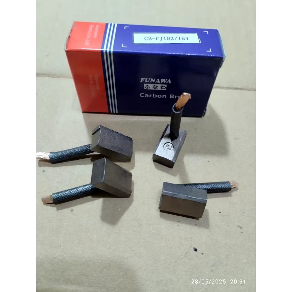 KUL DINAMO STARTER T120SS KARBU L300 BENSIN DLX KATANA DLL CARBON 183/184 BRUSH ARANG SPUL STATER FU