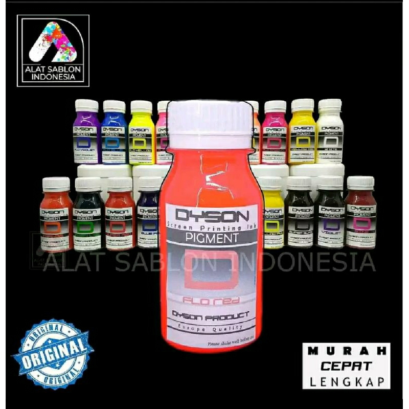 

BIANG WARNA SABLON MERAH STABILO PIGMEN DYSON FLO RED 1KG