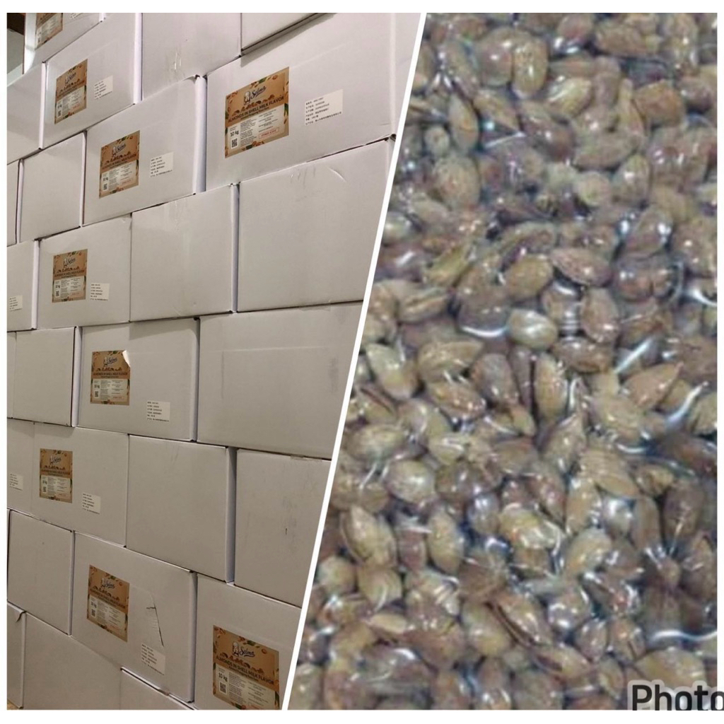 

Kacang almond cangkang roasted milk 1kg