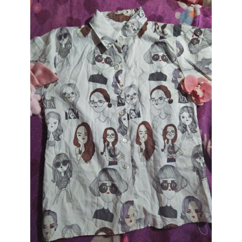 preloved baju, mini dress, baju tidur