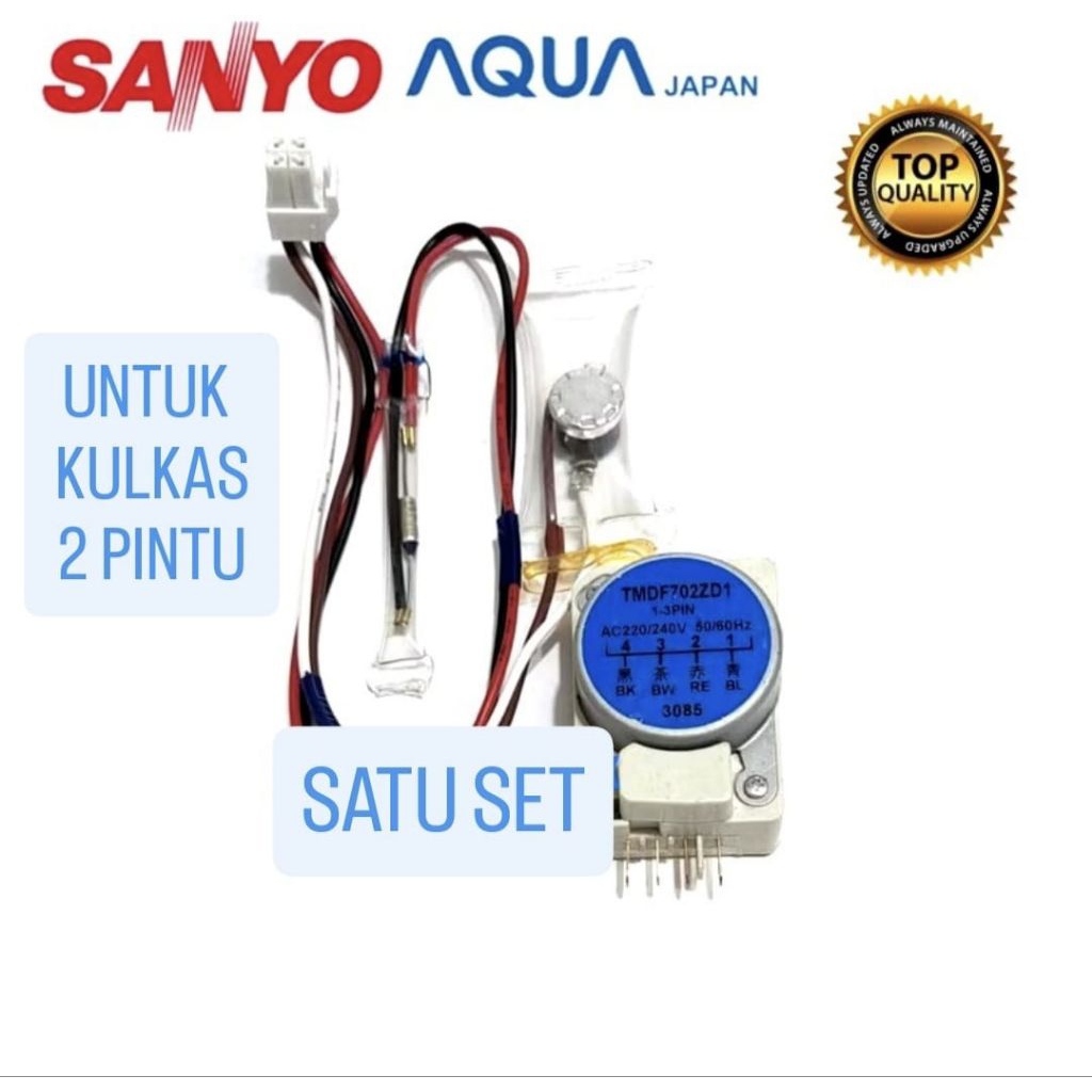 { 1set } TIMER KULKAS SANYO AQUA KULKAS 2 PINTU ORIGINAL