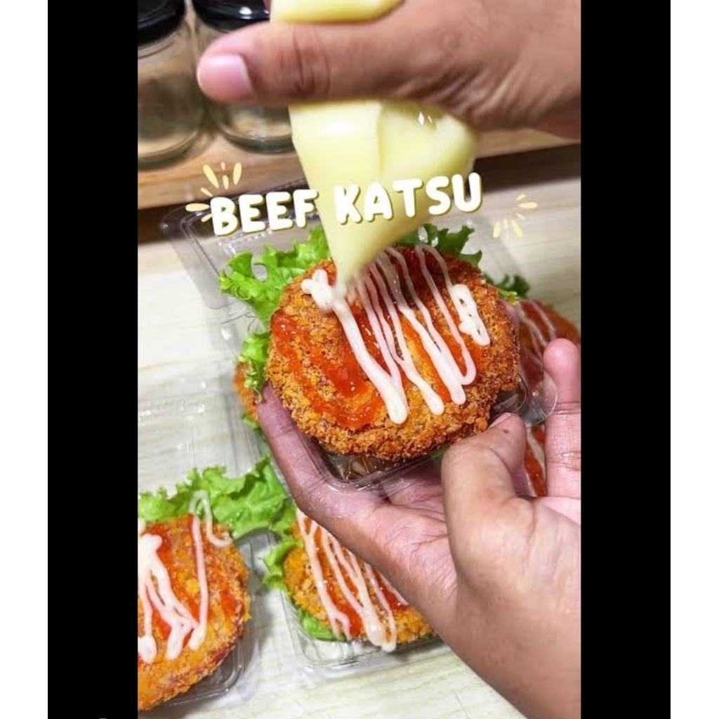 

BEEF KATSU ENAK & MURAH ISI 4 free saus