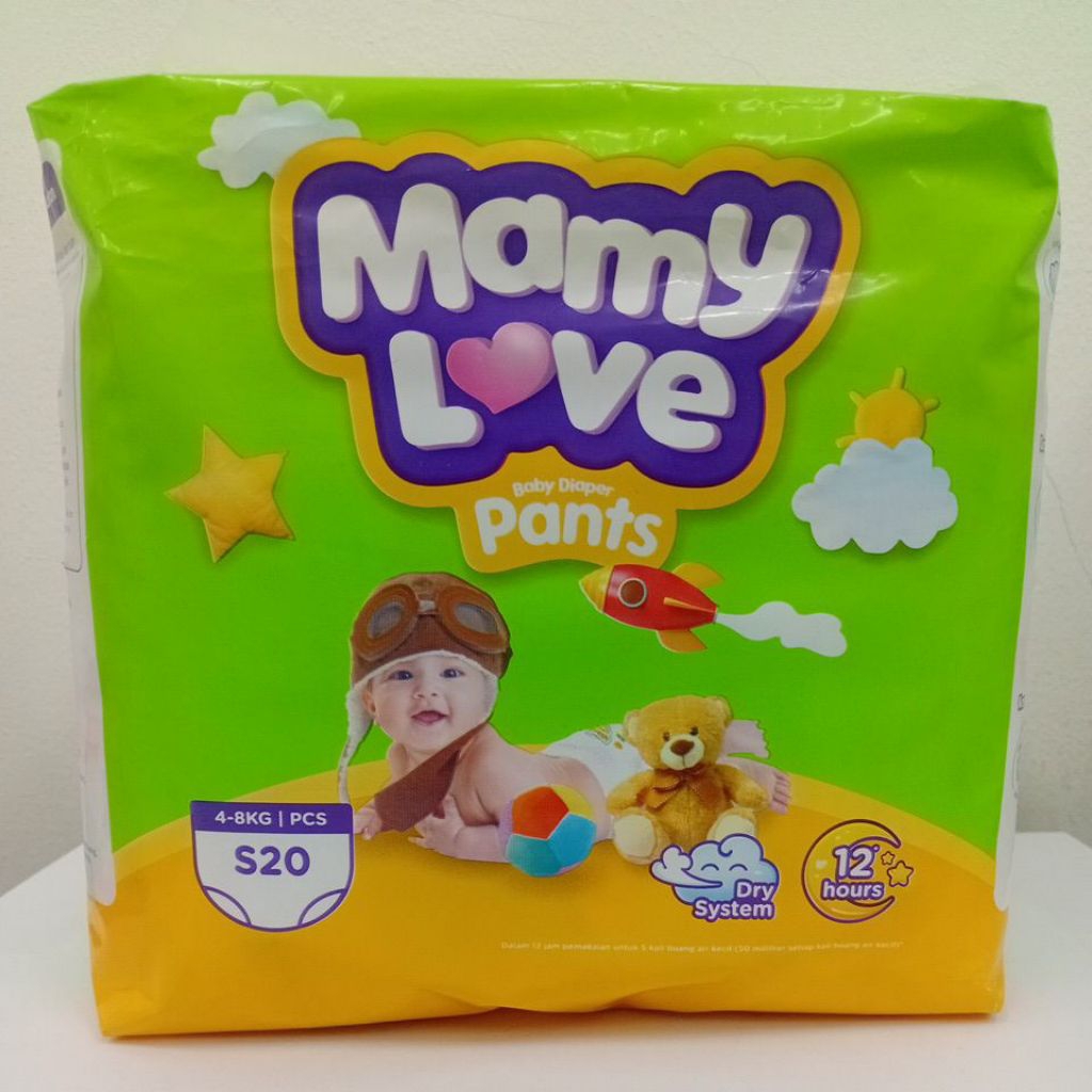 MAMY LOVE - PAMPERS PANTS BABY S 20pcs