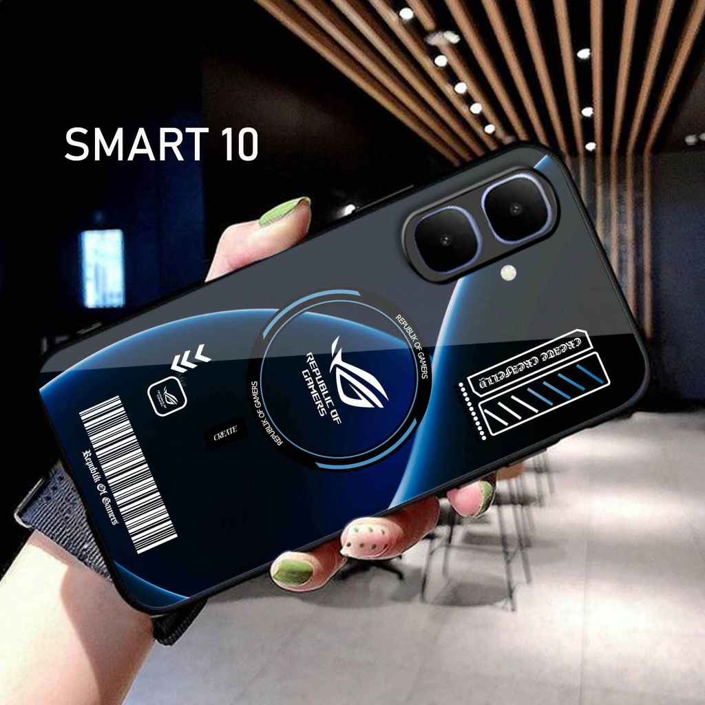 Softcase Kaca INFINIX SMART 10 - casing handphone - INFINIX SMART 10 [S125]