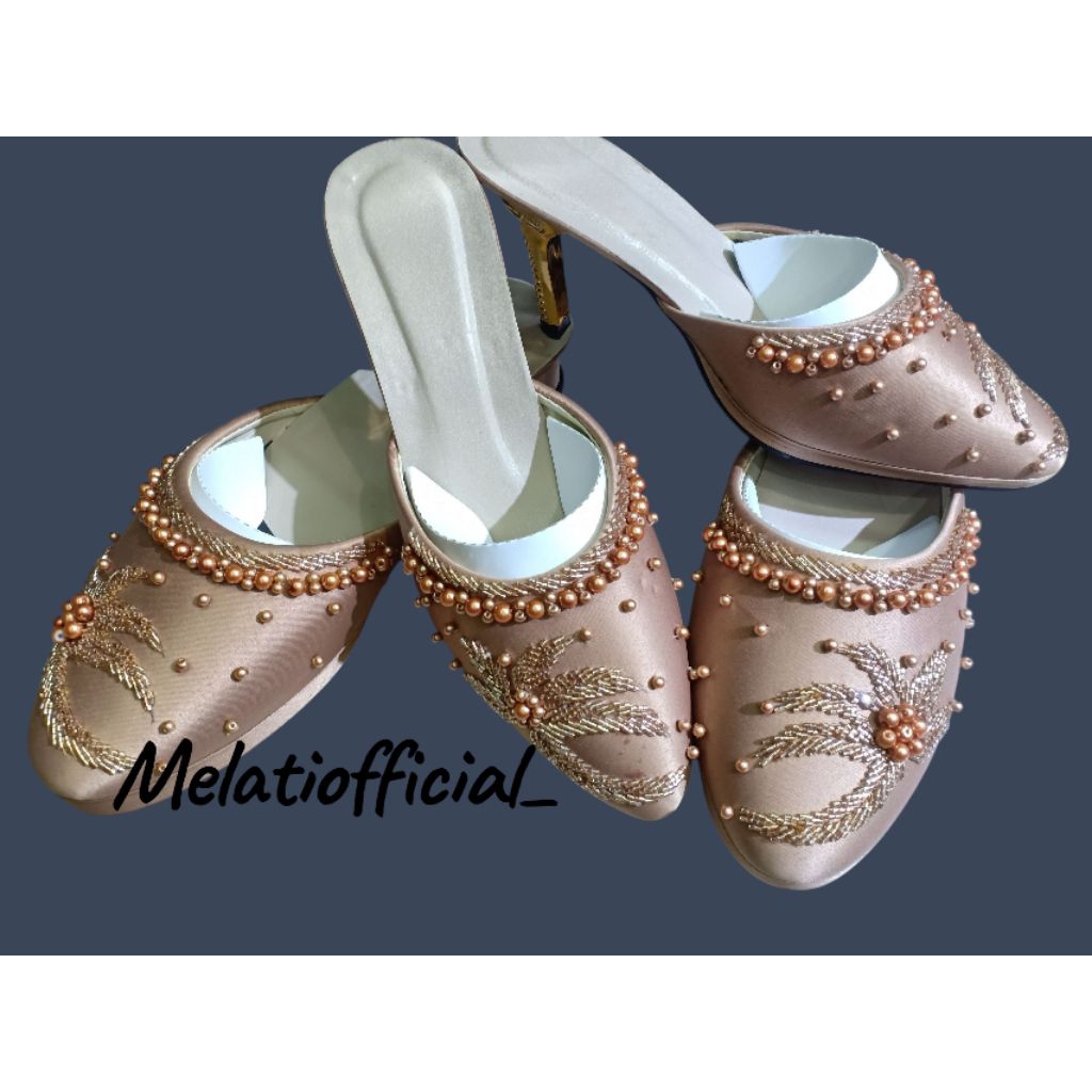 selop pengantin payet