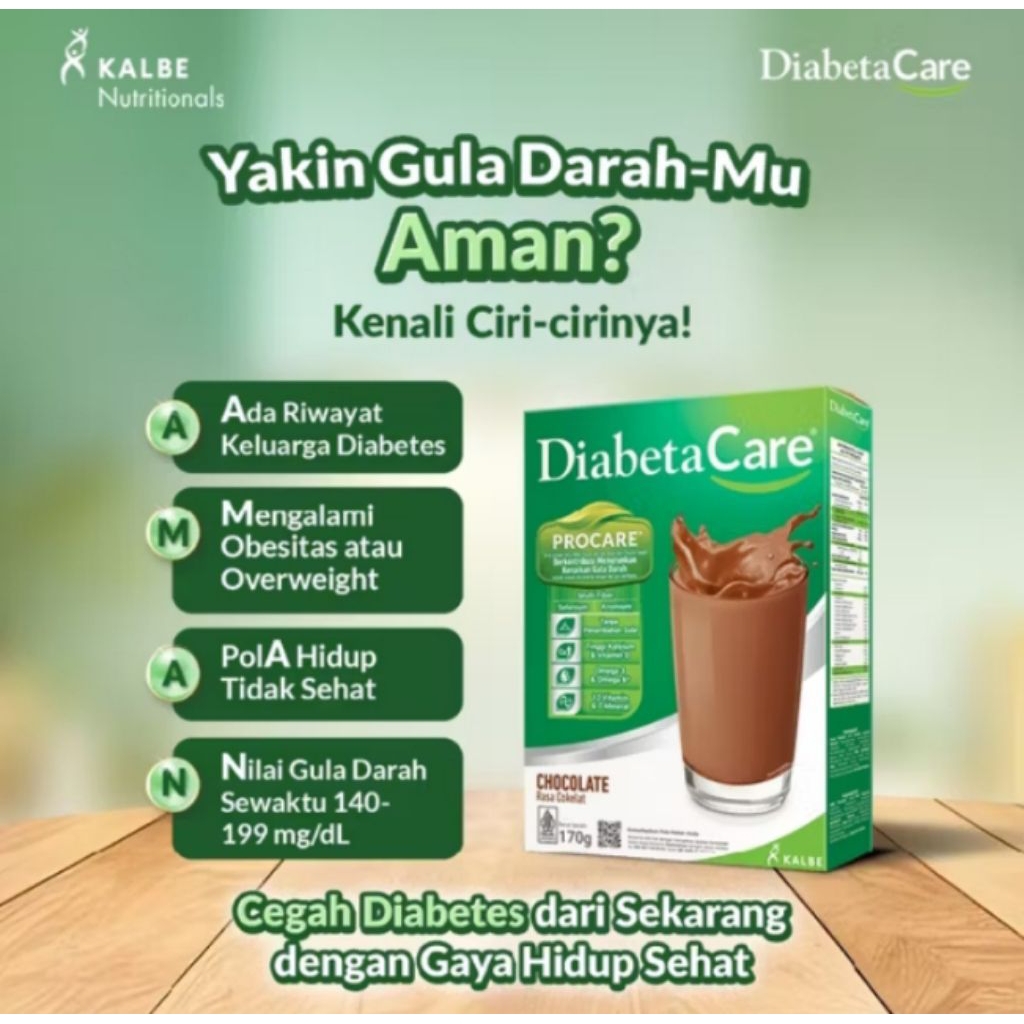 

BUY 1 GET 1 FREE SUSU DIABETACARE UNTUK DIABETES UK 170 GR