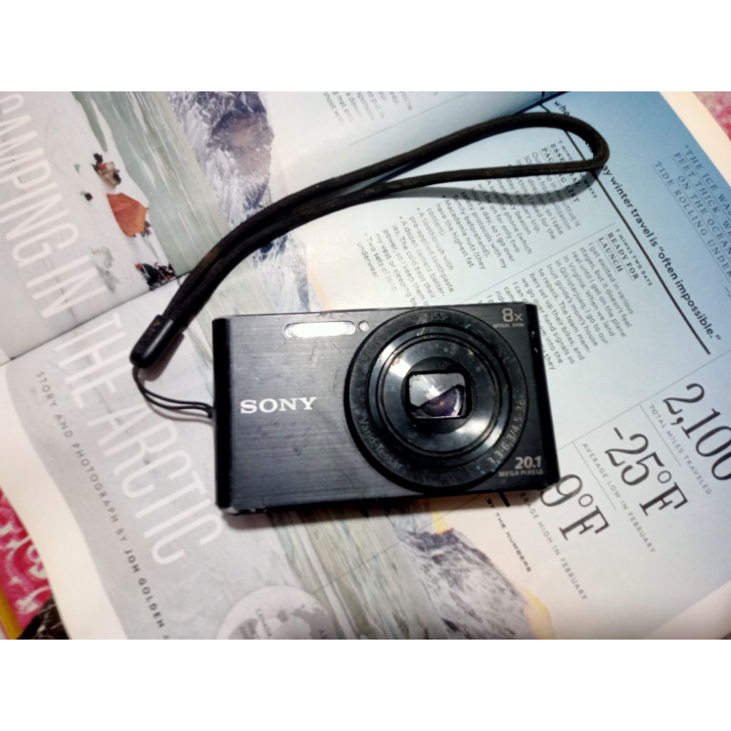 Sony dsc w 830 mati total display saja