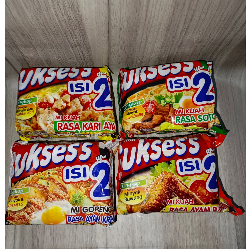 

SUKSES ISI 2 MIE INSTAN / MIE LEZAT / PENYAJIAN MUDAH DAN CEPAT ALL VARIAN 1KARTON