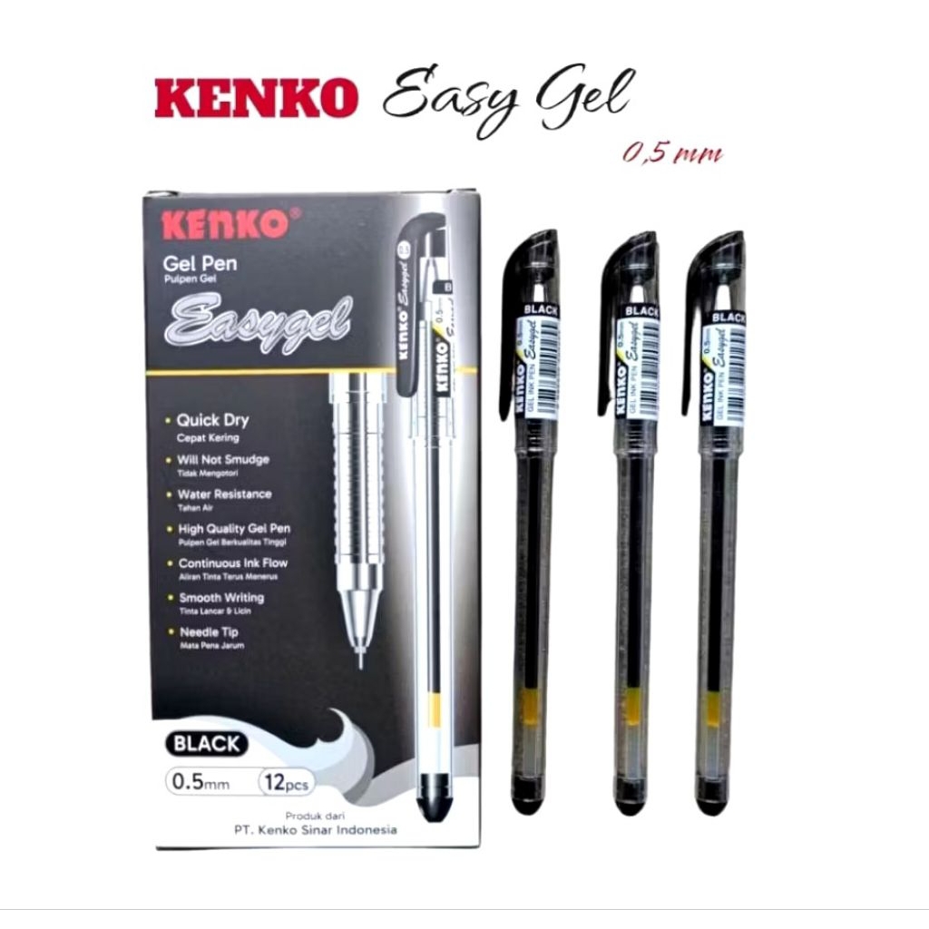

Pulpen cair kenko easygell