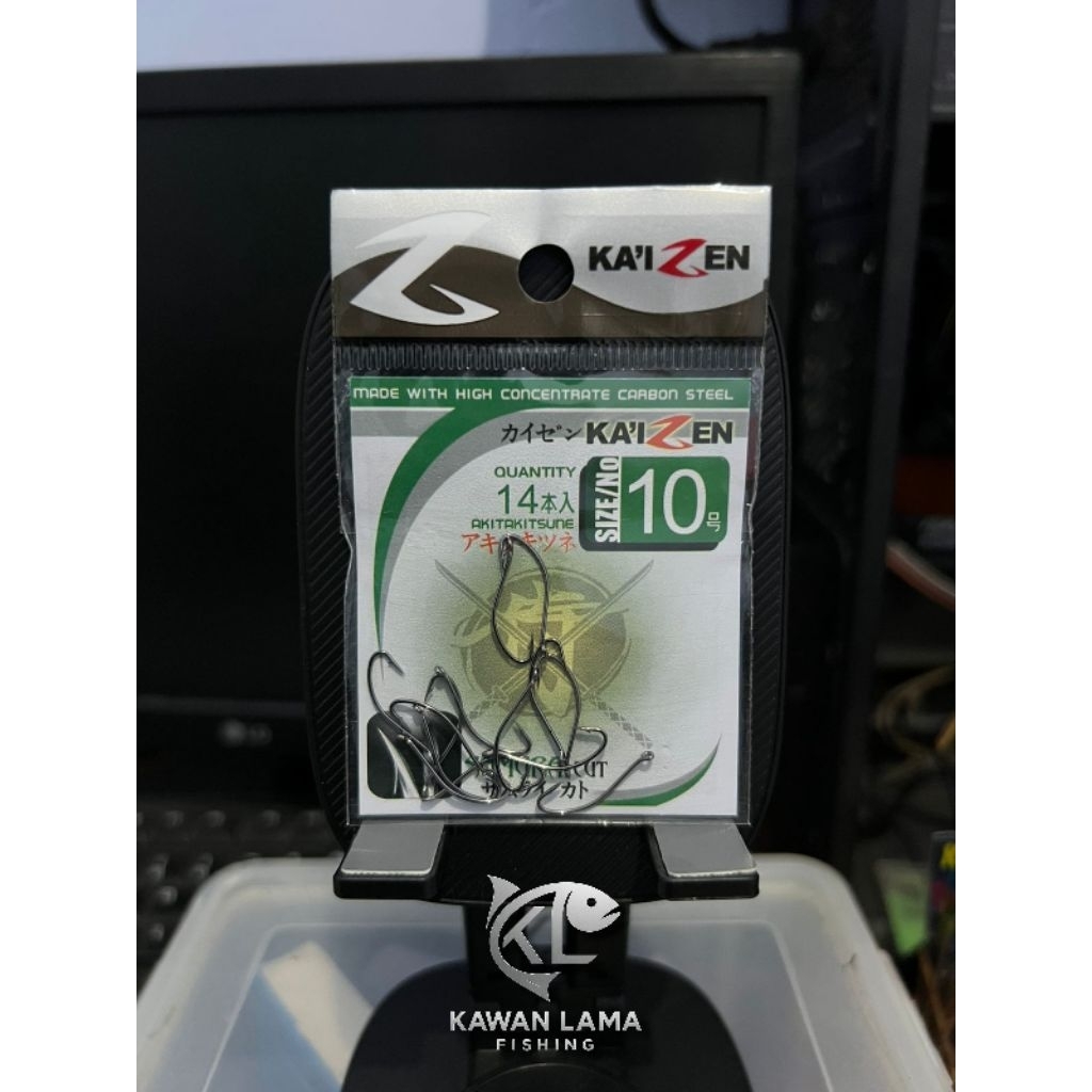 Kail Pancing Kaizen/Kawat Pancing Kaizen/Kaizen Samurai Cut Akitakitsune Hitam 1030