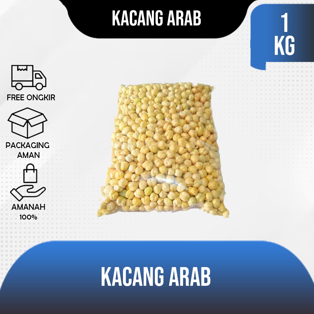 

Kacang Arab 1kg / Kacang Chickpeas 1 Kg Matang Asli Mekah Oleh Oleh Haji Umroh