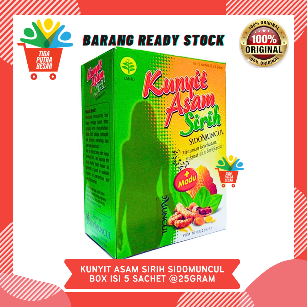 

KUNYIT ASAM SIRIH BOX ISI 5 SACHET SIDOMUNCUL