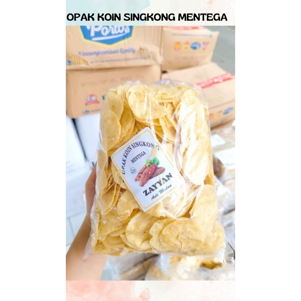 

KERUPUK//KERIPIK MURAH//KERIPIK OPAK KOIN SINGKONG MENTEGA
