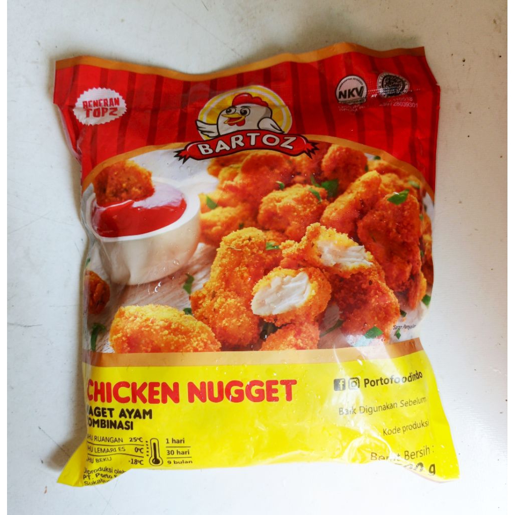 

Bartoz Chicken nugget kombinasi naget ayam 500gr