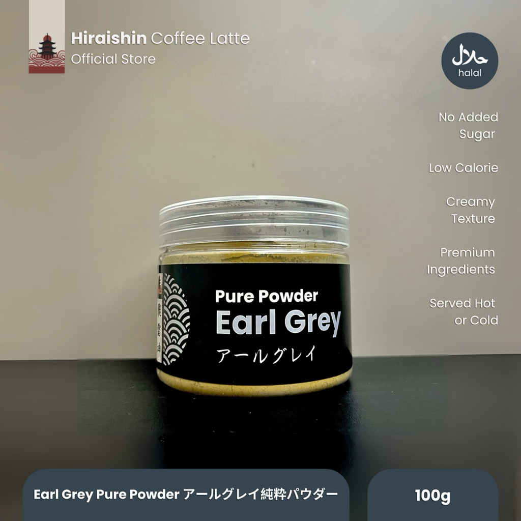 

Earl Grey Pure Powder 100gram, Tanpa Gula & Rendah Kalori