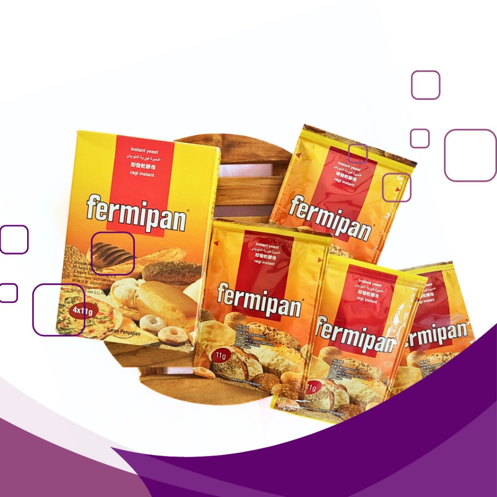 

Fermipan Sachet - Ragi Instan/Instant Dry Yeast 4 x 11gr