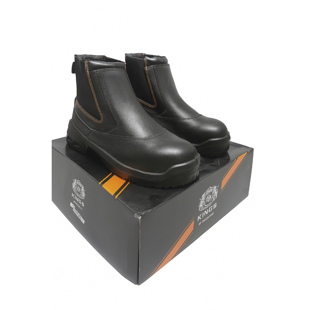 "Sepatu Safety King’s Original | Anti Slip & Steel Toe | Sepatu Kerja Proyek Serba Guna"