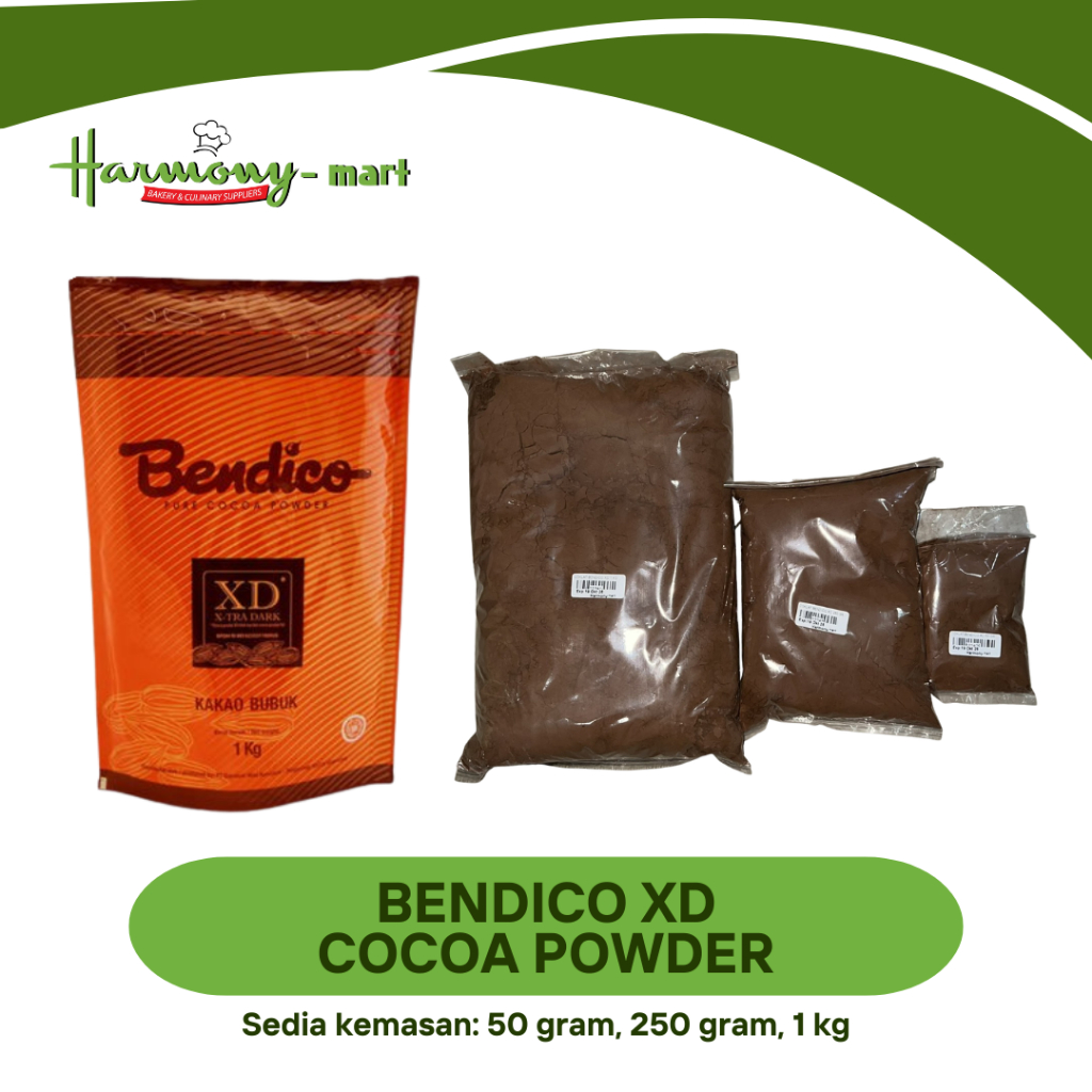 

BENDICO XD Cocoa Powder / Extra Dark Chocolate Powder / Cokelat Bubuk REPACK - 1kg