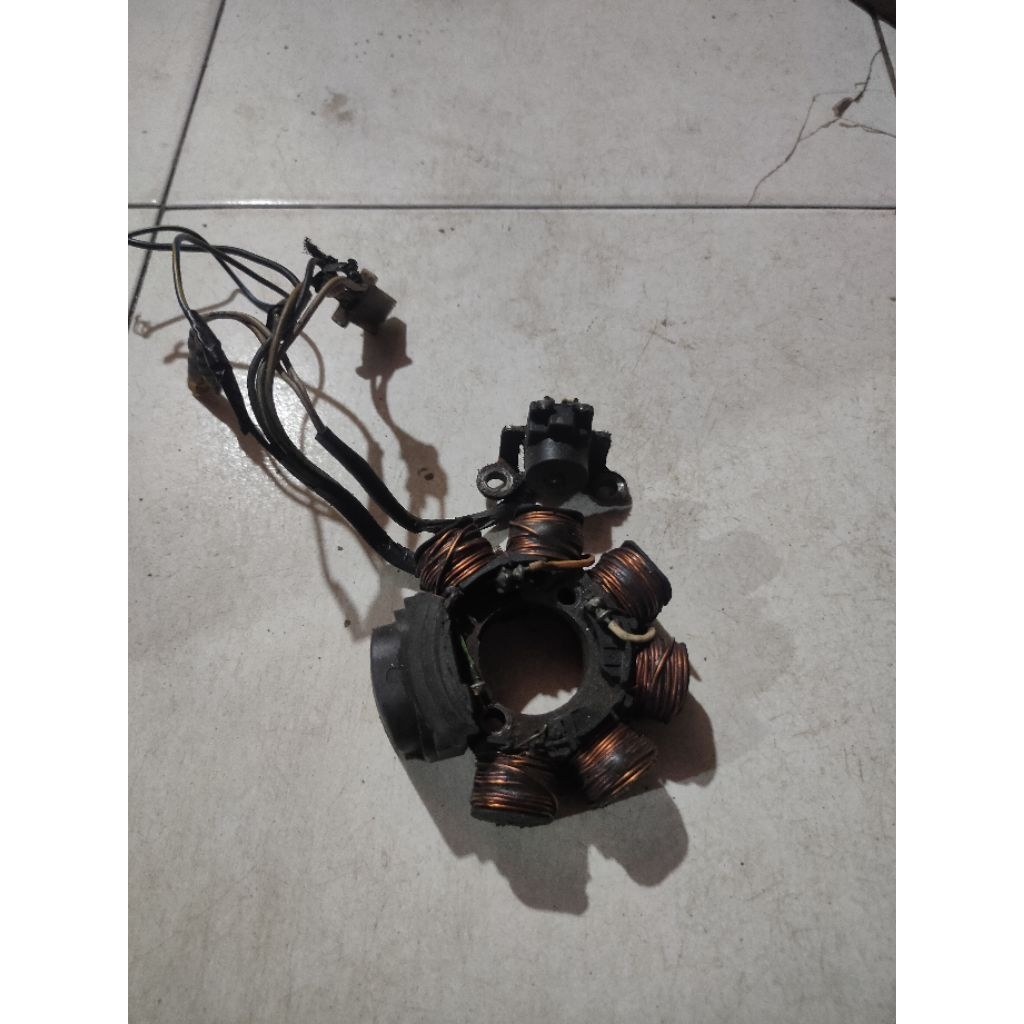 spul fizr original copotan set pulser tanpa CDI  motor kondisi hidup normal