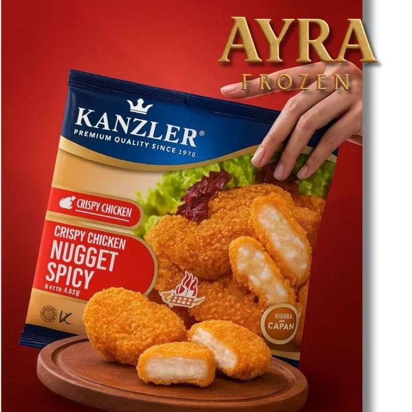 

kanzler crispy chicken nugget spicy 450g