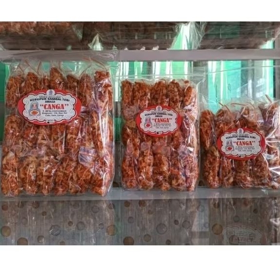 

keripik sambal sibolga CANGA 1 pak isi 20 bungkus kecil