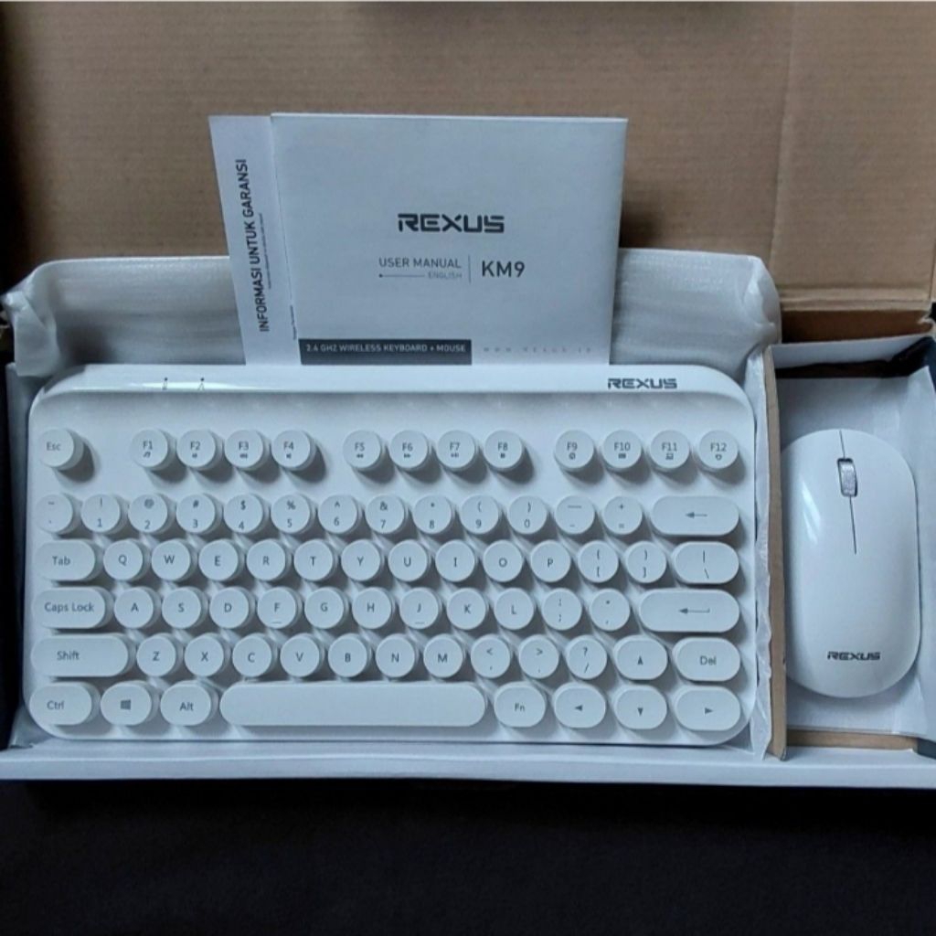 Rexus Keyboard & Mouse Wireless KM 9 combo