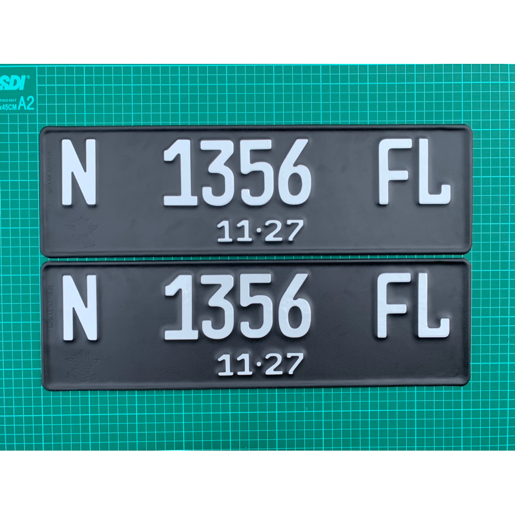 PLAT MOBIL FONT BARU