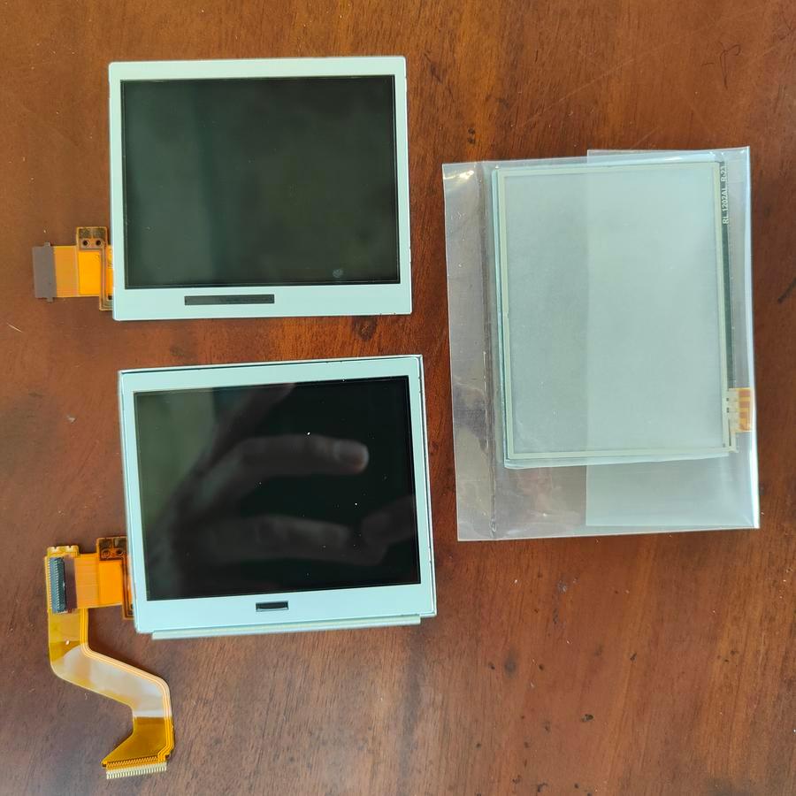 lcd ndslite nintendo ds lite atas bawah touchscreen