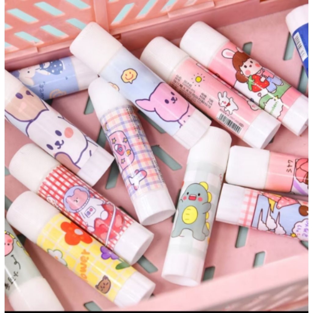 

Lem stik putar motif| lem kertas, karton sekolah dan kantor